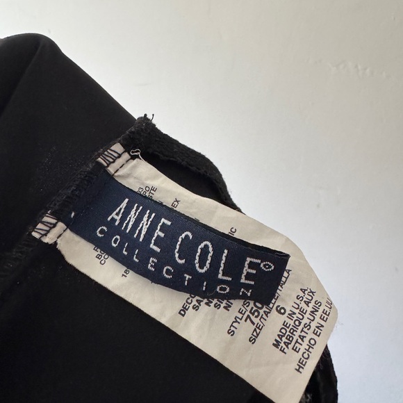 Anne Cole Collection Black One Piece Swimsuit Red Straps Style 75012F1 - Picture 5 of 6